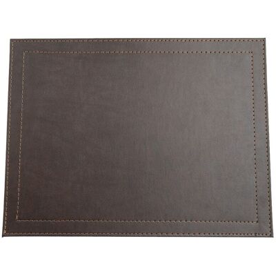 Frieling - Davanti by Classic Luxe Placemats Set of 6, Rectangular 16.5 x 12.5 Inch Indoor Outdoor Table Placemats - Brown Obsidian Frieling - Davanti by Classic Luxe Placemats Set of 6, Rectangular 16.5 x 12.5 Inch Indoor Outdoor Table Placemats - Brown Obsidian
