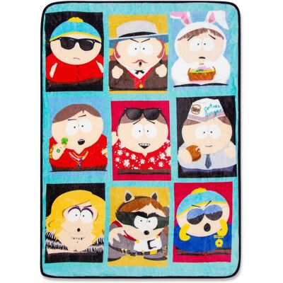 Silver Buffalo - South Park Eric Cartman Raschel Throw Blanket 45 x 60 Inches - Multicolored Silver Buffalo - South Park Eric Cartman Raschel Throw Blanket 45 x 60 Inches - Multicolored