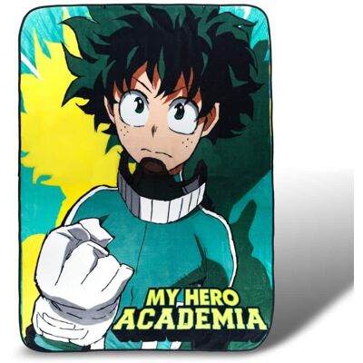 Just Funky - My Hero Academia Deku Lightweight Fleece Throw Blanket 45 x 60 Inches - Multi-Color Just Funky - My Hero Academia Deku Lightweight Fleece Throw Blanket 45 x 60 Inches - Multi-Color