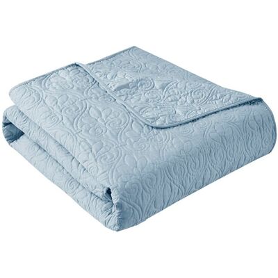 Gracie Mills - Sandy Classic Stitch Oversized Quilted Throw Blanket - Blue Gracie Mills - Sandy Classic Stitch Oversized Quilted Throw Blanket - Blue
