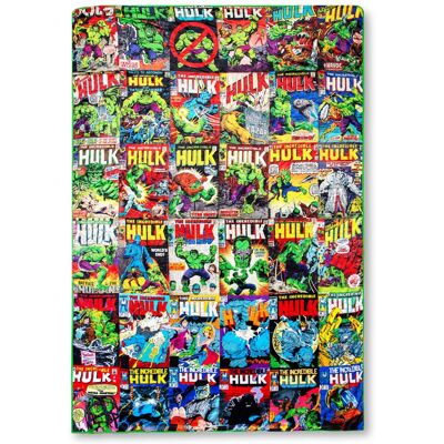Surreal Entertainment - Marvel Incredible Hulk Comic Books Oversized Sherpa Throw Blanket 8 Feet Long - Green Surreal Entertainment - Marvel Incredible Hulk Comic Books Oversized Sherpa Throw Blanket 8 Feet Long - Green
