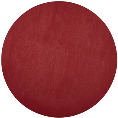 Frieling - Davanti by Mattola Placemats Set of 6, Round 15 Inch Indoor Outdoor Table Placemats - Earth Red Frieling - Davanti by Mattola Placemats Set of 6, Round 15 Inch Indoor Outdoor Table Placemats - Earth Red