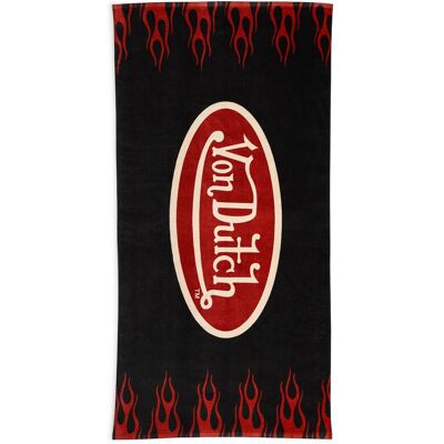 Von Dutch - Iconic Y2K 100% Cotton 30"x60" Beach Towel - Nitro Von Dutch - Iconic Y2K 100% Cotton 30"x60" Beach Towel - Nitro