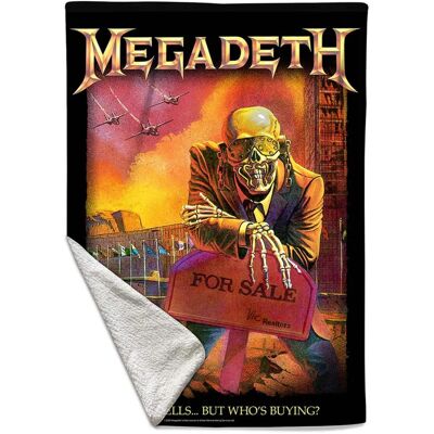 PopMarket - Megadeth - Rocksax - Megadeth - Rust 2 - Sherpa Fleece Throw (50 in x 60 in) - Multicolor PopMarket - Megadeth - Rocksax - Megadeth - Rust 2 - Sherpa Fleece Throw (50 in x 60 in) - Multicolor