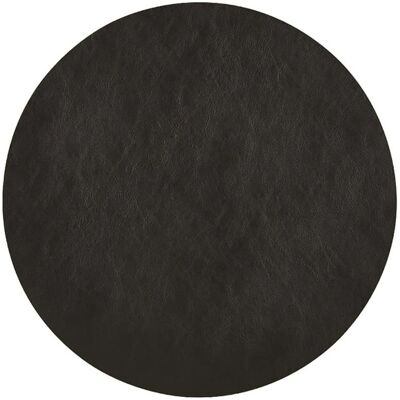 Frieling - Davanti by Mattola Placemats Set of 6, Round 15 Inch Indoor Outdoor Table Placemats - Black Frieling - Davanti by Mattola Placemats Set of 6, Round 15 Inch Indoor Outdoor Table Placemats - Black