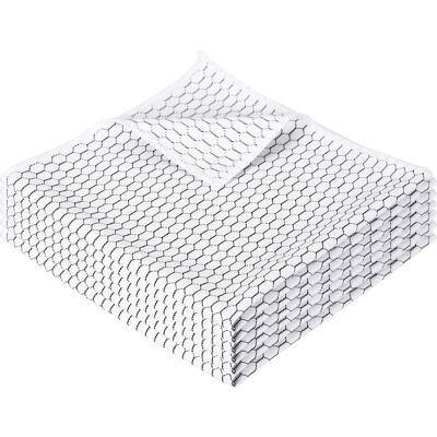 Unique Bargains - 16x16 Inches Fish Scale Microfiber Cloth, 6pcs Ultra Absorbent Lint Free Towel for Glass, Mirror, Kitchen, Cars, Dish - White Unique Bargains - 16x16 Inches Fish Scale Microfiber Cloth, 6pcs Ultra Absorbent Lint Free Towel for Glass, Mirror, Kitchen, Cars, Dish - White