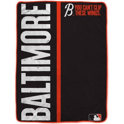 Pegasus - Baltimore Orioles 66" x 95" Oversized City Connect Blanket - Multicolor Pegasus - Baltimore Orioles 66" x 95" Oversized City Connect Blanket - Multicolor