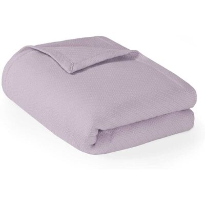 Gracie Mills - Janette Ring Spun Cotton Blanket - Lilac Gracie Mills - Janette Ring Spun Cotton Blanket - Lilac