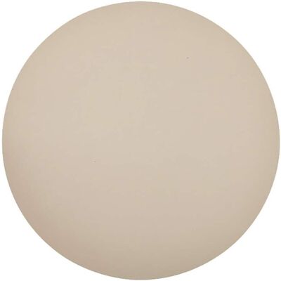 Frieling - Davanti by Mattola Placemats Set of 6, Round 15 Inch Indoor Outdoor Table Placemats - Silk Gray Frieling - Davanti by Mattola Placemats Set of 6, Round 15 Inch Indoor Outdoor Table Placemats - Silk Gray