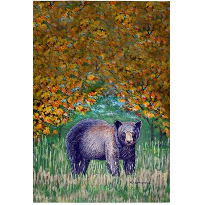 Betsy Drake - Black Bear Guest Towel - Multicolored Betsy Drake - Black Bear Guest Towel - Multicolored
