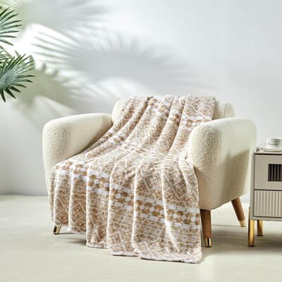 Noble House - Tala Sloth Micro Plush All Season Throw Blanket 50" x 60" by Plazatex - Multicolor Noble House - Tala Sloth Micro Plush All Season Throw Blanket 50" x 60" by Plazatex - Multicolor
