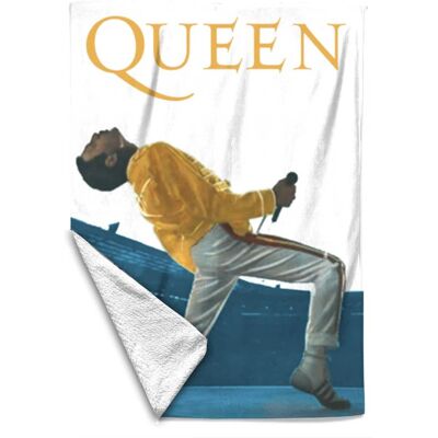 PopMarket - Queen - Rocksax - Queen - Live Aid - Sherpa Fleece Throw (50 in x 60 in) - Multicolor PopMarket - Queen - Rocksax - Queen - Live Aid - Sherpa Fleece Throw (50 in x 60 in) - Multicolor