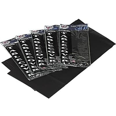 TABLE MATE - Tablemate Heavy Duty 108"W x 54"D Solid Table Cover, 6/Pack - Black TABLE MATE - Tablemate Heavy Duty 108"W x 54"D Solid Table Cover, 6/Pack - Black