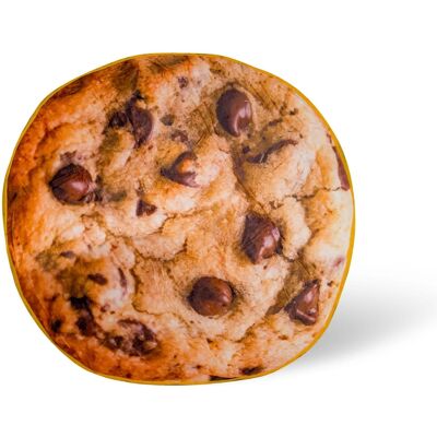 Toynk - Chocolate Chip Cookie Round Fleece Throw Blanket 60 Inches - Brown Toynk - Chocolate Chip Cookie Round Fleece Throw Blanket 60 Inches - Brown