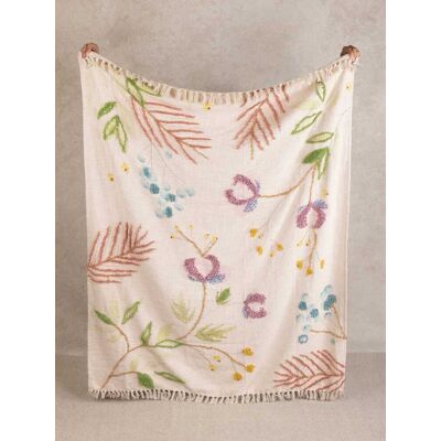 GAURI KOHLI - Bahara Throw Blanket - Multicolored GAURI KOHLI - Bahara Throw Blanket - Multicolored
