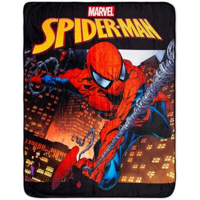 Surreal Entertainment - Marvel Comics Spider-Man: One More Day Fleece Throw Blanket 45 x 60 Inches - Red Surreal Entertainment - Marvel Comics Spider-Man: One More Day Fleece Throw Blanket 45 x 60 Inches - Red
