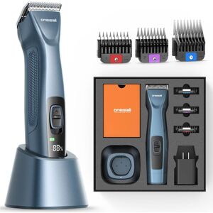 Oneisall - Professional Wireless Dog Clipper for Thick Coats Pet Grooming Tool Carbon Steel Blades 2000mAh Large Battery Oneisall - Professional Wireless Dog Clipper for Thick Coats Pet Grooming Tool Carbon Steel Blades 2000mAh Large Battery