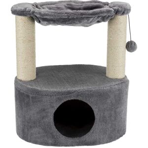 TRIXIE - Baza Grande Plush & Sisal Cat Tree, Cat Condo and Hammock, Cat Toy - Gray TRIXIE - Baza Grande Plush & Sisal Cat Tree, Cat Condo and Hammock, Cat Toy - Gray