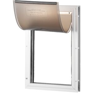 VEVOR - Pet Door, 13.27" x 20.04" Aluminum Frame with Lock and Flap System, Weatherproof Doggy Door, Easy to Install VEVOR - Pet Door, 13.27" x 20.04" Aluminum Frame with Lock and Flap System, Weatherproof Doggy Door, Easy to Install