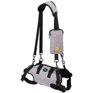 Ownpets - Dog Sling Harness for Spine Protection, Support Vest to Assist Aged Dogs, Size L - Gray Ownpets - Dog Sling Harness for Spine Protection, Support Vest to Assist Aged Dogs, Size L - Gray
