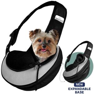 Katziela - Expandable Sling Bag - Front Shoulder Pet Carrier for Small Dog, Cat and Puppy Katziela - Expandable Sling Bag - Front Shoulder Pet Carrier for Small Dog, Cat and Puppy