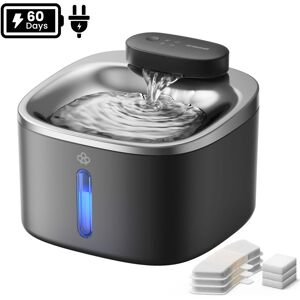 Oneisall - 3.5L 118oz Cordless Automatic Pet Water Fountain For Dog Cat Quiet with Motion Sensor BPA Free 3 Filters - Black Oneisall - 3.5L 118oz Cordless Automatic Pet Water Fountain For Dog Cat Quiet with Motion Sensor BPA Free 3 Filters - Black