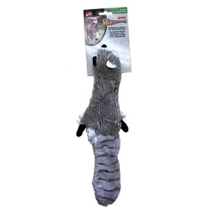 Spot - Skinneeez Multicolored Plush Raccoon Dog Toy Small 1 pk - Gray Spot - Skinneeez Multicolored Plush Raccoon Dog Toy Small 1 pk - Gray