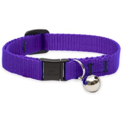 LupinePet - Basic Solids Nylon Cat Collar - Purple LupinePet - Basic Solids Nylon Cat Collar - Purple