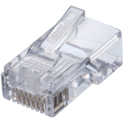 IDEAL - CAT-5E Feed-Thru RJ45 Mod Plugs 100 Pack - Clear IDEAL - CAT-5E Feed-Thru RJ45 Mod Plugs 100 Pack - Clear