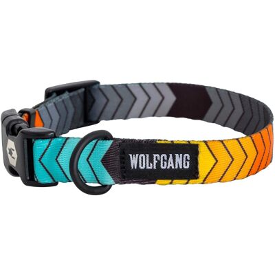WOLFGANG PET - Wolfgang ChevTech Polyester Dog Adjustable Collar Medium - Multicolored WOLFGANG PET - Wolfgang ChevTech Polyester Dog Adjustable Collar Medium - Multicolored