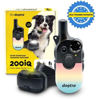Dogtra - 200iQ Remote Training E Collar - 100 Levels, 1/2 Mile Range, Waterproof - Sunset Dogtra - 200iQ Remote Training E Collar - 100 Levels, 1/2 Mile Range, Waterproof - Sunset