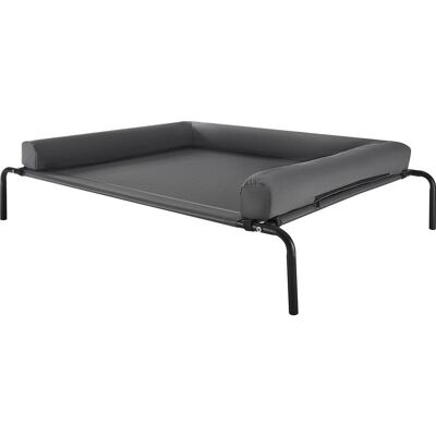VEVOR - Elevated Dog Bed for Large Dogs, Portable Raised Dog Cot with Washable Pillow - Gray VEVOR - Elevated Dog Bed for Large Dogs, Portable Raised Dog Cot with Washable Pillow - Gray