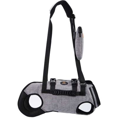 Ownpets - Dog Sling Harness, Outdoor Sling Bag for Spine Protection, Size XL - Gray Ownpets - Dog Sling Harness, Outdoor Sling Bag for Spine Protection, Size XL - Gray