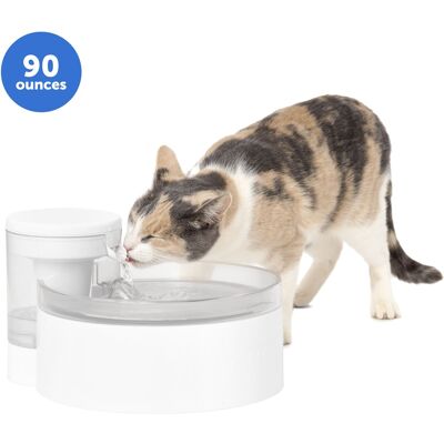 PetSafe - Outlast 90 oz Pumpless Pet Fountain - White PetSafe - Outlast 90 oz Pumpless Pet Fountain - White