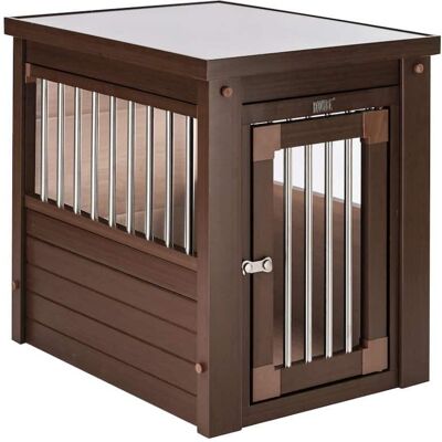 New Age Pet - ECOFLEX Dog Crate End Table - Russet Small New Age Pet - ECOFLEX Dog Crate End Table - Russet Small