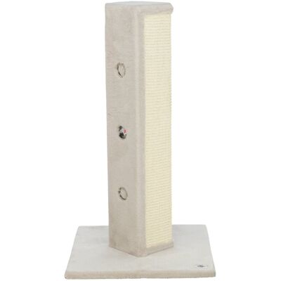 TRIXIE - Soria Plush & Sisal Square Scratching Posts, Cat Toys for Hunting - Light Gray-Greige TRIXIE - Soria Plush & Sisal Square Scratching Posts, Cat Toys for Hunting - Light Gray-Greige