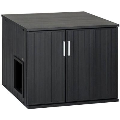 New Age Pet - ECOFLEX Promax LitterLoo Litter Box Cover Table - Espresso New Age Pet - ECOFLEX Promax LitterLoo Litter Box Cover Table - Espresso