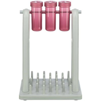 TRIXIE - Mad Scientist Turn Around Strategy Game Cat Puzzle Toy, Treat Dispenser - White/Pink TRIXIE - Mad Scientist Turn Around Strategy Game Cat Puzzle Toy, Treat Dispenser - White/Pink