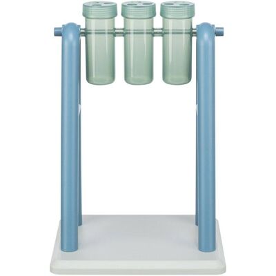 TRIXIE - Mad Scientist Turn Around Strategy Game, Level 2 Dog Puzzle Toy, Dog Activity - White/Blue TRIXIE - Mad Scientist Turn Around Strategy Game, Level 2 Dog Puzzle Toy, Dog Activity - White/Blue