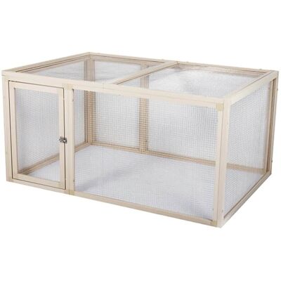 New Age Pet - ECOFLEX Jumbo Fontana Chicken Pen - Maple New Age Pet - ECOFLEX Jumbo Fontana Chicken Pen - Maple
