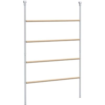 Pawhut - Chicken Perch for Coop, Wooden and Galvanized Steel Jungle Gym Roosting Bar Ladder for Backyard Poultry - Natural Wood Pawhut - Chicken Perch for Coop, Wooden and Galvanized Steel Jungle Gym Roosting Bar Ladder for Backyard Poultry - Natural Wood