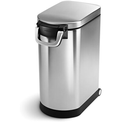 simplehuman - large pet food can, stainless steel - Brushed simplehuman - large pet food can, stainless steel - Brushed