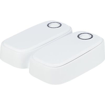 TRIXIE - TX2 Automatic Food Dispenser, Two Timers and Bowls, 48 Hr Timer - White TRIXIE - TX2 Automatic Food Dispenser, Two Timers and Bowls, 48 Hr Timer - White