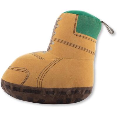 Pet Shop by Fringe Studio Brown/Green Plush Watch Your Step Dog Toy 1 pk - Brown Green Pet Shop by Fringe Studio Brown/Green Plush Watch Your Step Dog Toy 1 pk - Brown Green