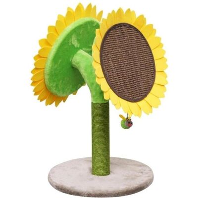 PetPals - Double Bloom Cat Scratching Post - Green PetPals - Double Bloom Cat Scratching Post - Green