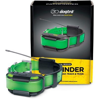 Dogtra - Pathfinder 2 Additional Receiver GPS E Collar - Waterproof, Free App, No Monthly Fees - Green Dogtra - Pathfinder 2 Additional Receiver GPS E Collar - Waterproof, Free App, No Monthly Fees - Green