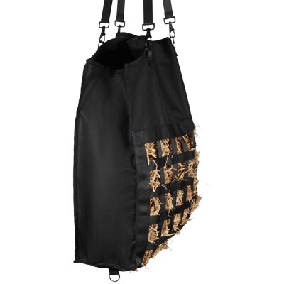 VEVOR - Hay Bag for Horses, 21.65 x 7.28 x 25.2 in, 1.81 x 1.81 in Holes, Premium Nylon Construction with PVC Waterproof Coating - Black VEVOR - Hay Bag for Horses, 21.65 x 7.28 x 25.2 in, 1.81 x 1.81 in Holes, Premium Nylon Construction with PVC Waterproof Coating - Black