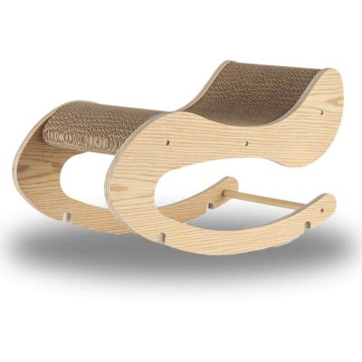 Armarkat - Real Wood Medium Wooden Cat Rocking Chair Detachable Cat Swing Chair - Beige Armarkat - Real Wood Medium Wooden Cat Rocking Chair Detachable Cat Swing Chair - Beige