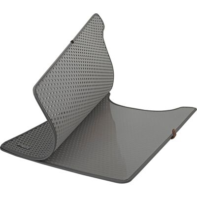Whisker - Litter-Robot Litter Trap Mat - Grey - Gray Whisker - Litter-Robot Litter Trap Mat - Grey - Gray