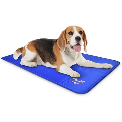 Arf Pets - Dog Cooling Mat 27”x43”, Durable, Non-Toxic Gel Dog Bed Mat for Kennels, Crates & Beds - Blue Arf Pets - Dog Cooling Mat 27”x43”, Durable, Non-Toxic Gel Dog Bed Mat for Kennels, Crates & Beds - Blue